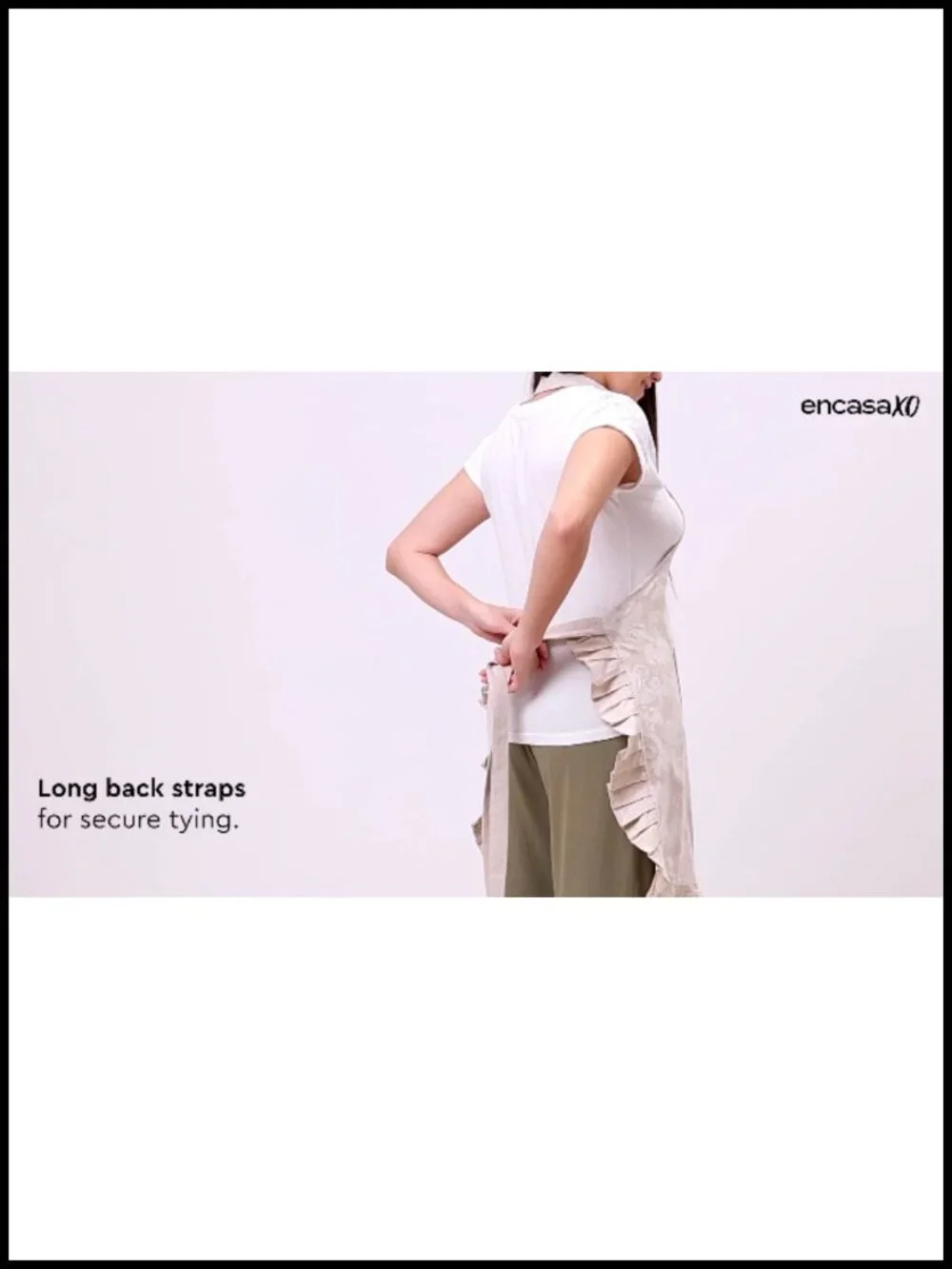 Cotton Cooking Apron with Pockets and Towel Holder